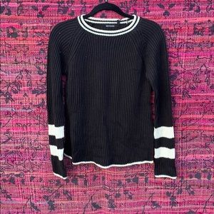 Black Sweater with white details